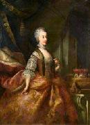 Johann Gottfried Auerbach Archduchess Maria Amalia of Austria oil